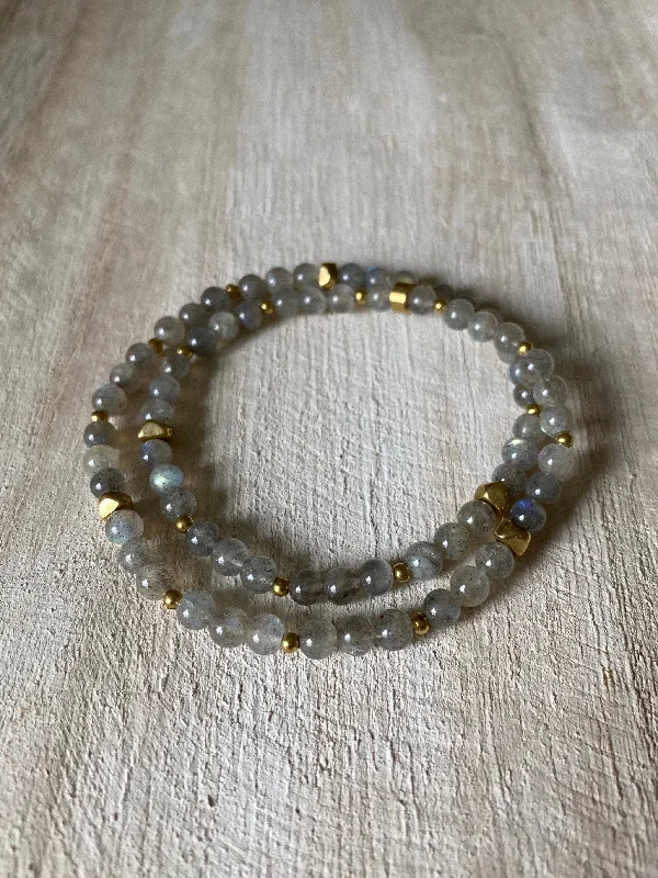 Women’s classic bracelet-LABRADORITE | MINI LUNA WRAP BRACELET