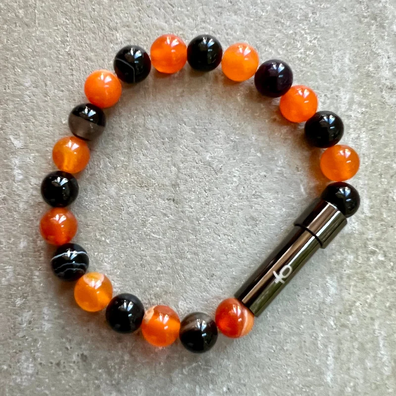 Women’s infinity bracelet-Trick Or Treat Wish Bracelet