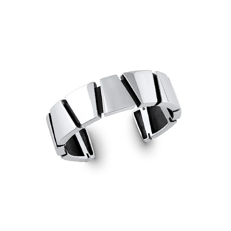 Women’s cuff bracelet-Trapezoid Design Cuff Bracelet