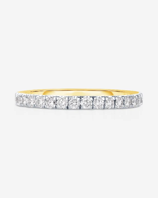 Women’s large stone ring-1.9 mm Perfect Pavé Diamond Ring