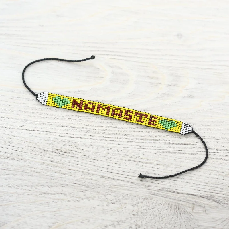 Women’s custom bangle-Namaste Friendship Bracelet