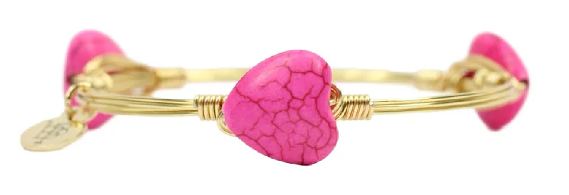 Women’s classic bracelet-The Lover Bangle Bracelet - Pink