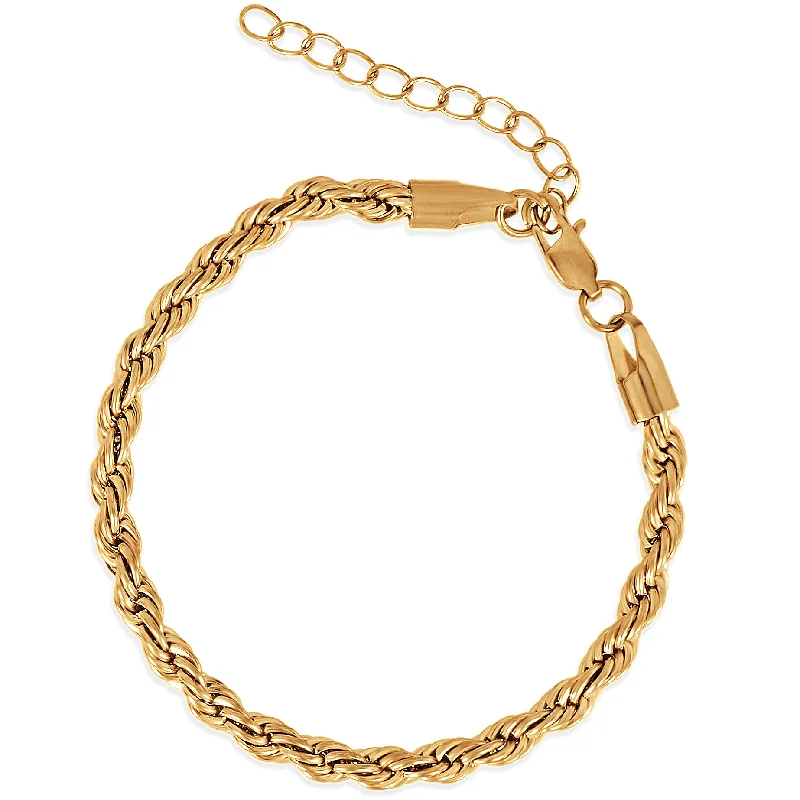 Women’s vintage bracelet-Luka Rope Chain Bracelet