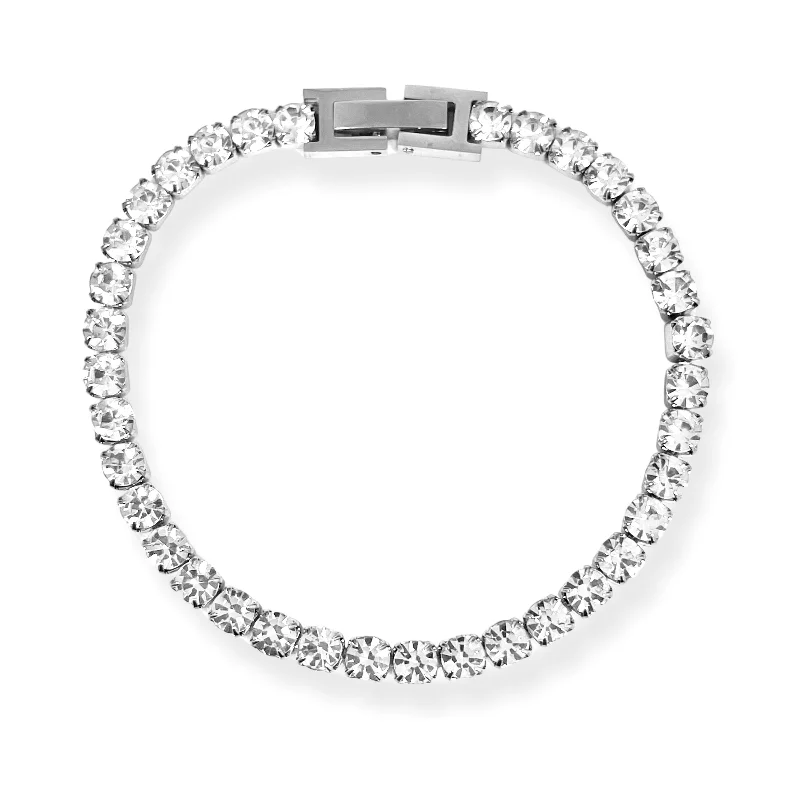 Women’s wedding cuff bracelet-Tennis Chain Bracelet