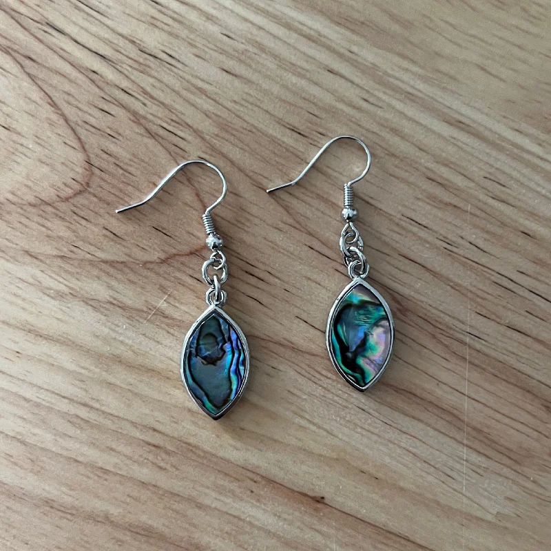 Women’s creative gemstone earrings-Abella Boho Earrings - Stunning Abalone Shell