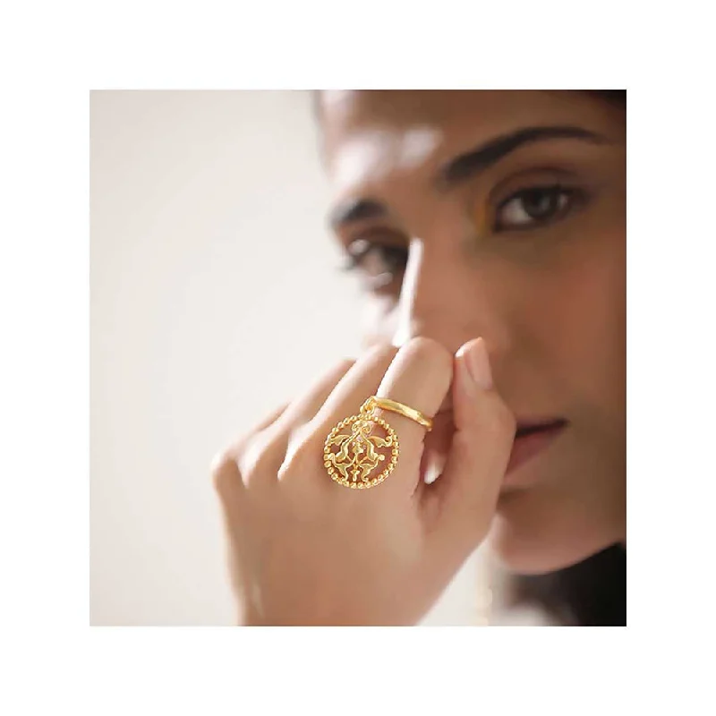 Women’s gemstone cocktail ring-Tanvi Garg Modine Ring