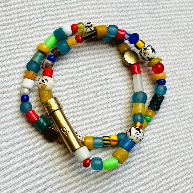 Women’s gemstone bracelet-Fiesta Twist Bracelet