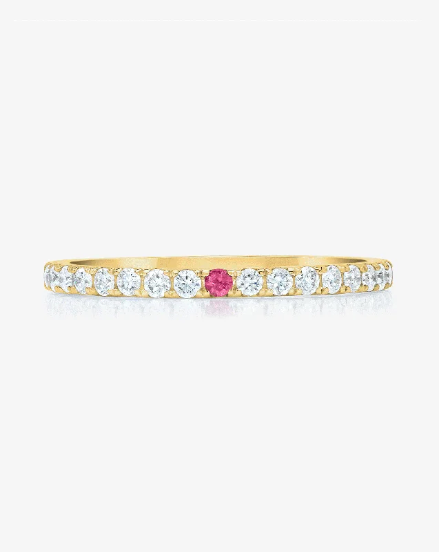 Women’s cocktail ring-1.6 mm Personalized Perfect Pavé Diamond Ring