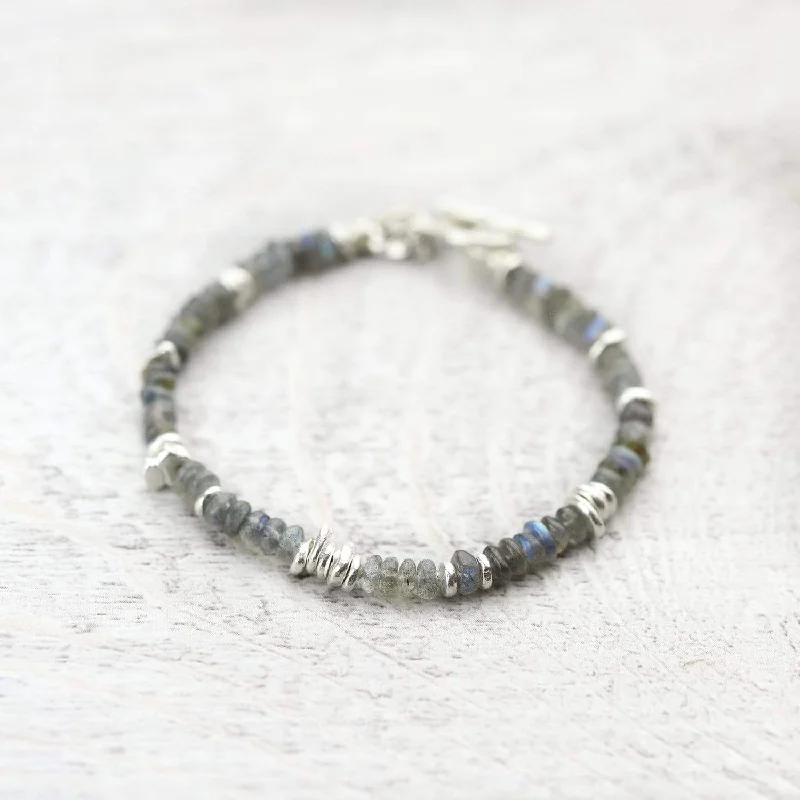 Women’s custom bangle-Hill Tribe Silver Earth Energy Bracelet