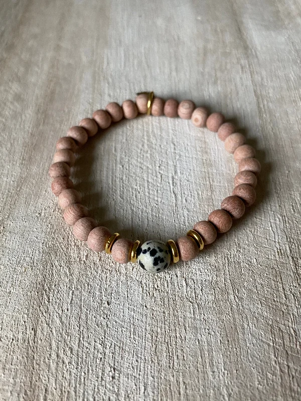 Women’s trendy bracelet-GROUNDING + COMPASSION | OIL DIFFUSER BRACELET