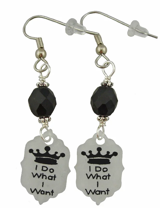 Women’s colorful earrings-I Do What I Want Earrings