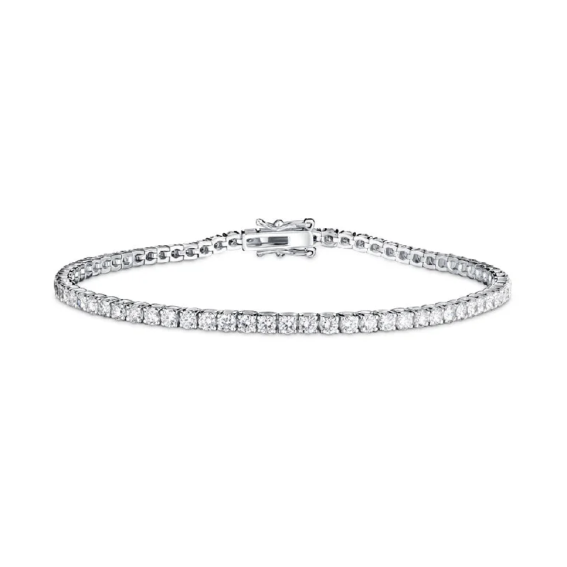 Women’s chic charm bracelet-Diamond Line Bracelet (2.92ctw)