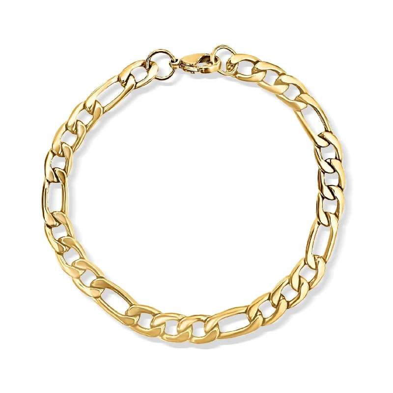 Women’s romantic bracelet-Rhea Figaro Chain Bracelet