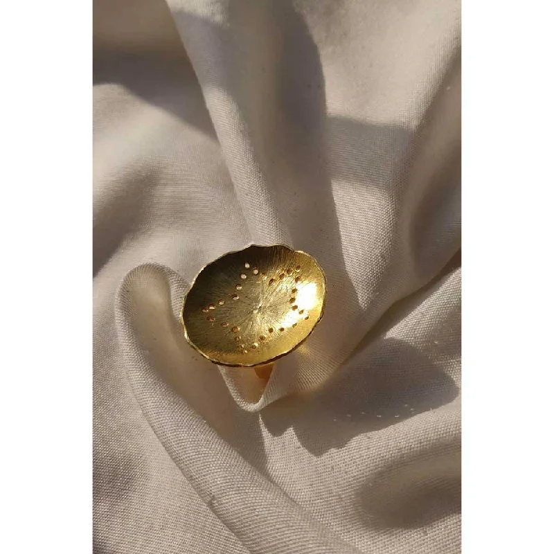 Women’s silver ring-Aarjavee Mogra Gold Solid Ring