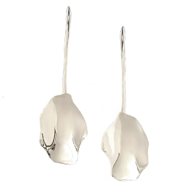 Women’s nature-inspired earrings-Petal Drop Earrings