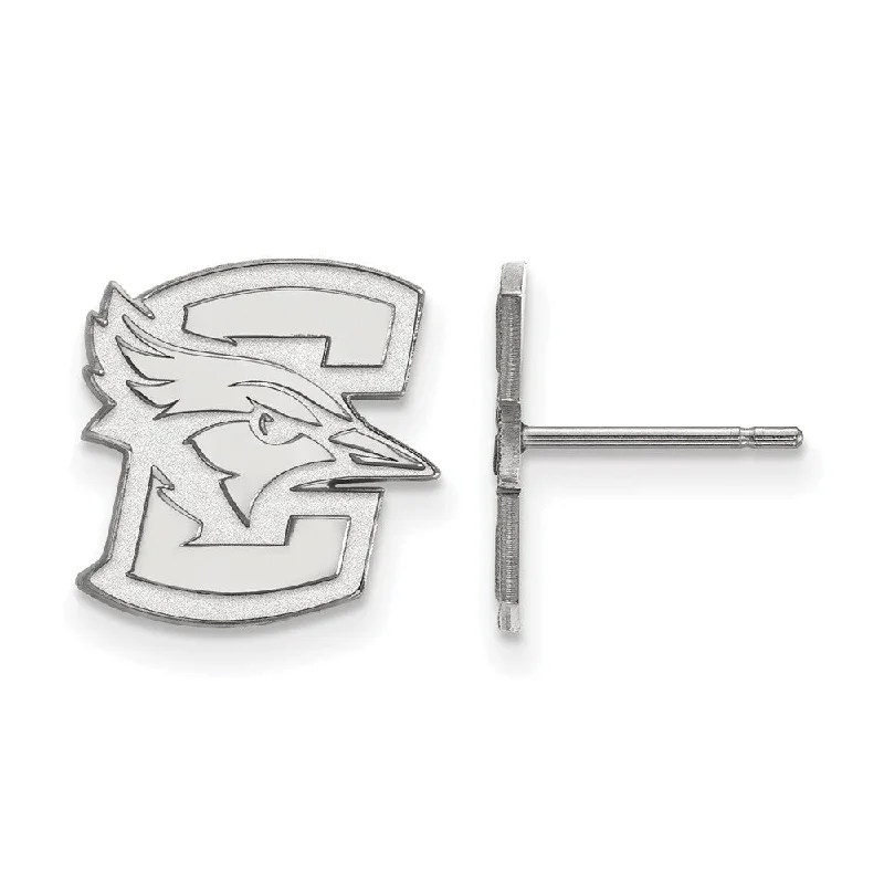 Women’s statement earrings-Sterling Silver Creighton University Small Post Earrings