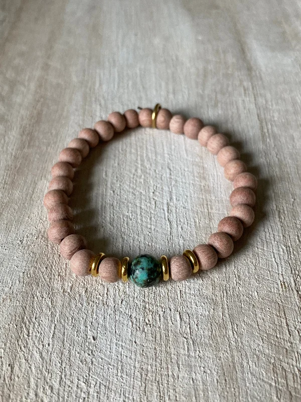 Women’s stacked bangles-BALANCE + COMPASSION | OIL DIFFUSER BRACELET