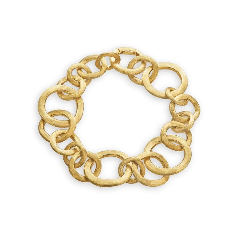 Women’s chunky cuff bracelet-Jaipur Collection 18K Yellow Gold Small Bracelet