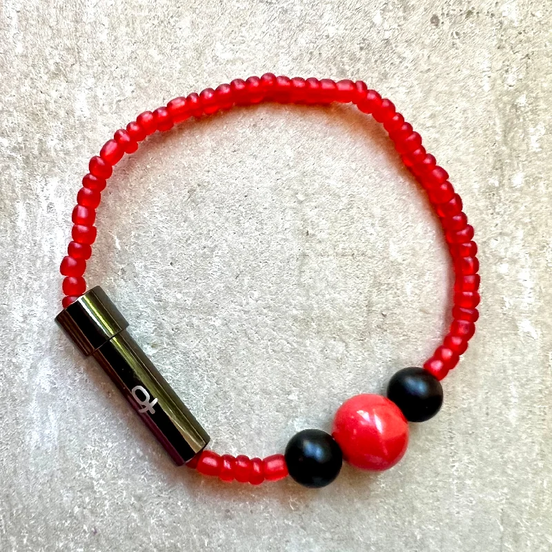 Women’s trendy bracelet-Red Hot Lollipop Wish Bracelet